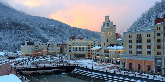 איפה לנוח בדצמבר: סוצ'י, רוסיה