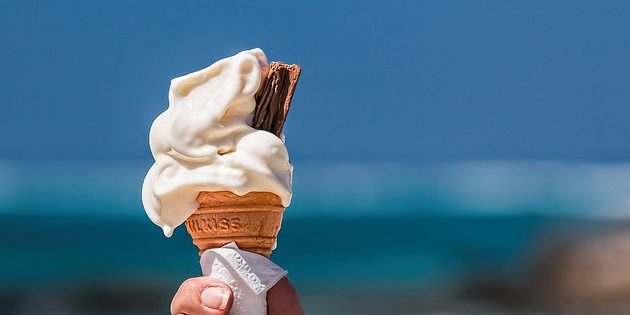 מיני גלידה: גלידה רגילה