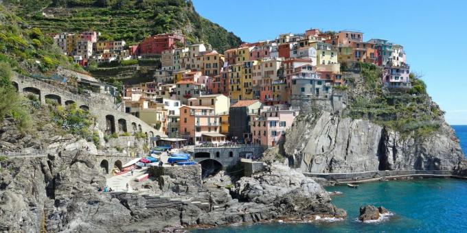 לאן ללכת באירופה, הפארק הלאומי "Cinque Terre", איטליה