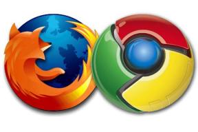 ממשק מזעור Chrome ו- Firefox