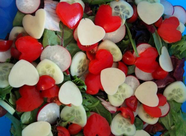 מתנות ליום האהבה: סלט ירקות
