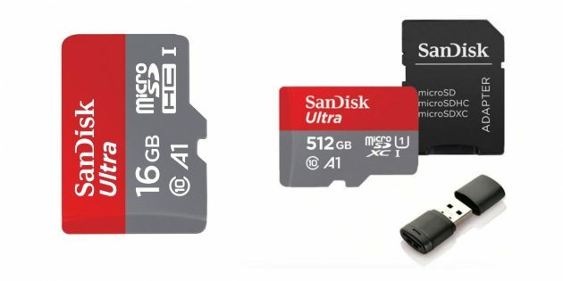 Sandisk MicroSD כרטיס