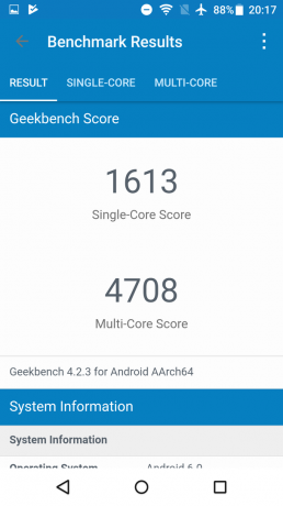 שארפ Z2: GeekBench