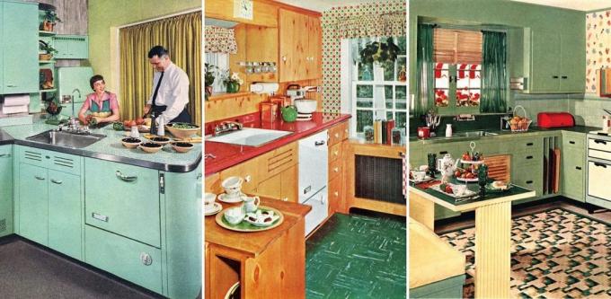 שנות ה -50: מטבח