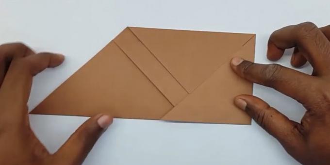 איך לעשות את העיקול זווית ישרה המעטפה
