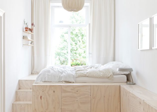 חדר שינה קטן: צבע קיר
