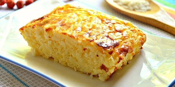 מתכון תבשיל גבינה: גבינה רכה ואת תבשיל אורז 