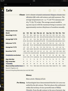 Das Referenz עבור iPad: לקוח ויקיפדיה עם הפריסה הטובה ביותר של דפים שראיתם אי פעם