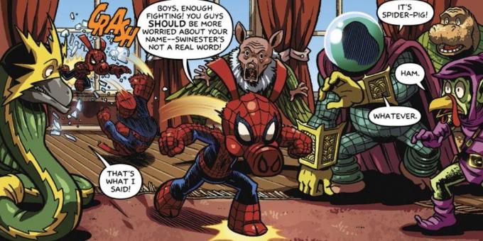 גרסה בלתי צפויה של גיבורים-על, "Spider-Ham המדהים" - שתי חיות בגוף אחד