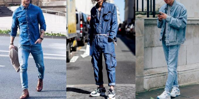 אופנה לגברים: ג'ינס חליפות