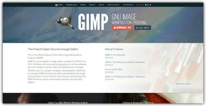 עורכי התמונה בחינם הטובים: GIMP