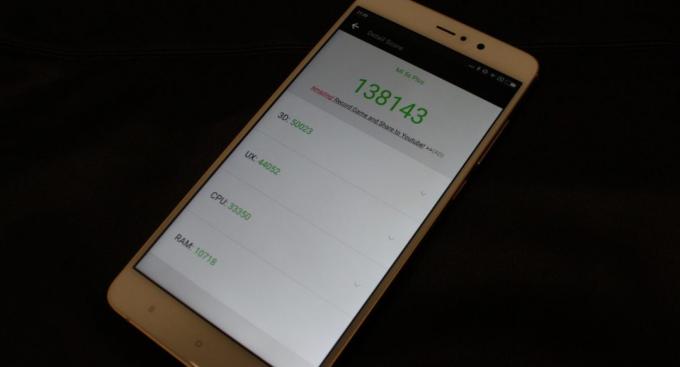 Xiaomi Mi5S פלוס: מדדים סינטטיים