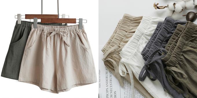 בגדי קיץ: מכנסי כותנה
