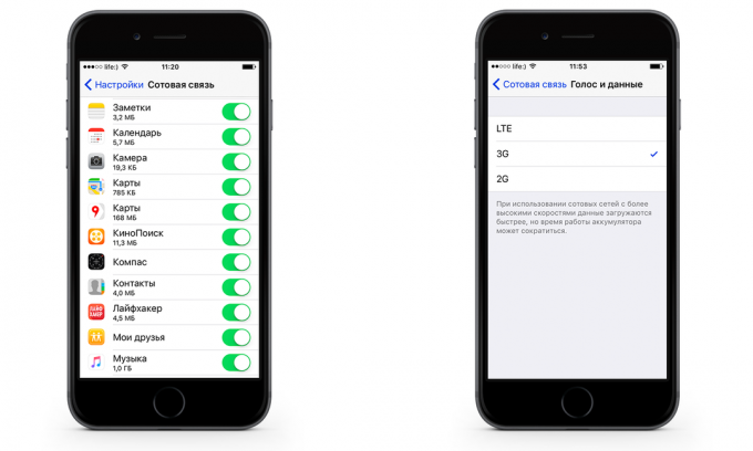 כיצד לשמור על האייפון תעבורת נתונים ניידים עם מערכת ההפעלה iOS 9. יישום מנעול