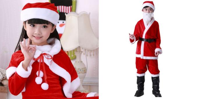 תלבושות שנה חדשה לילדים: העוזרים של סנטה