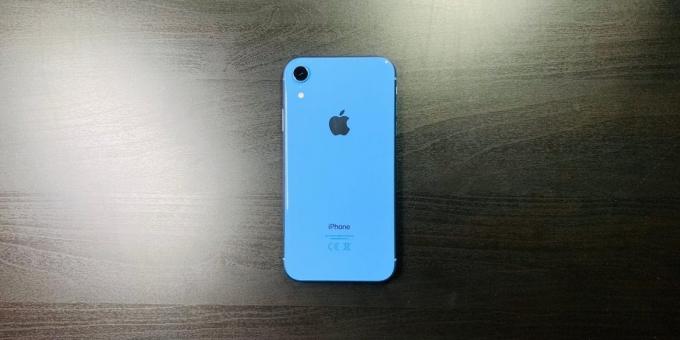 סקירה iPhone XR: פאנל אחורי