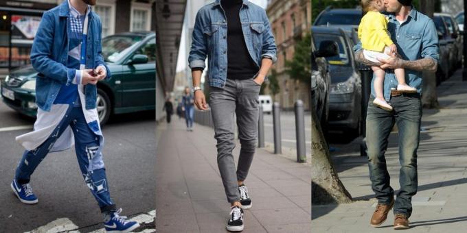 מכירת קיץ של הלבשה והנעלה לגברים: חולצות ג'ינס ומעילי