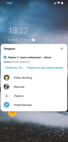 Launcher עבור מפעיל Android הניאגרה: מיד יכול להגיב להודעה