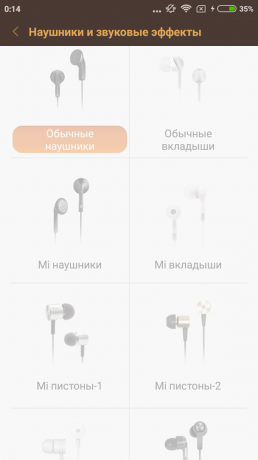 -3 Xiaomi redmi: עבודה עם אוזניות