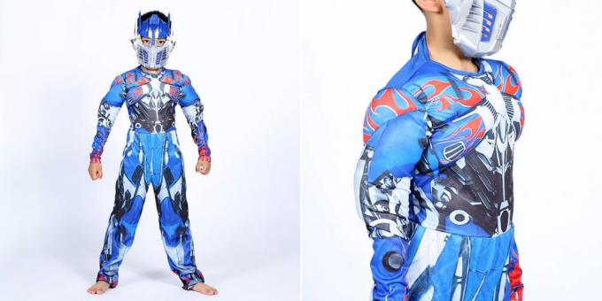 תלבושות שנה חדשה לילדים: ראש Optimus