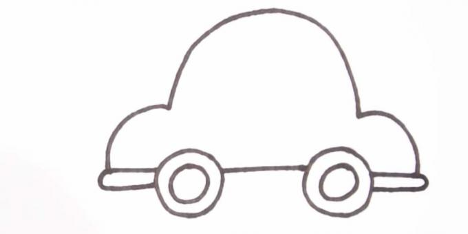 איך מציירים מכונית: צובעים את תחתית המכונית