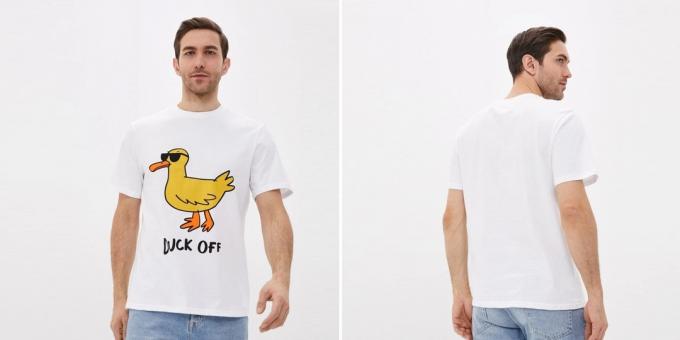 חולצות עם הדפסים: ברווז חצוף