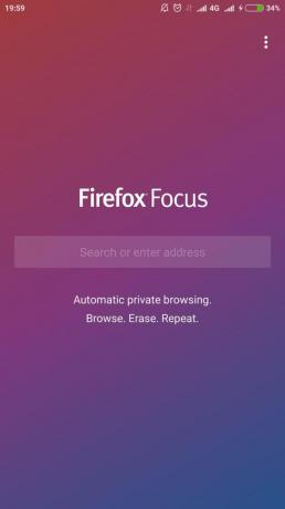Firefox פוקוס