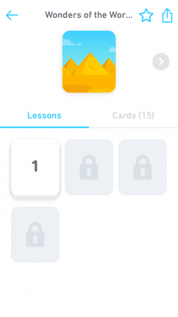 Tinycards: תהליך למידה