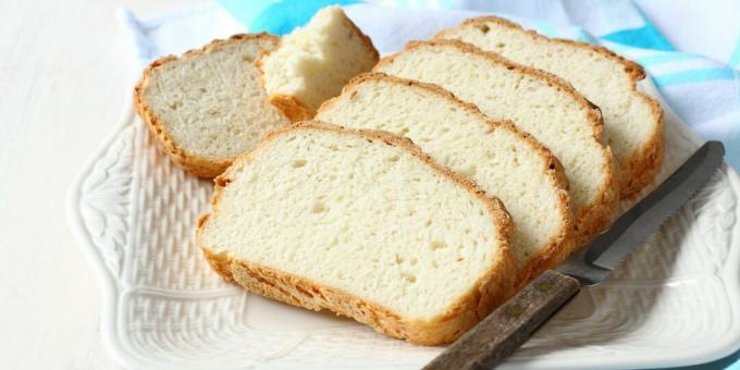 לחם על קפיר במכונת לחם