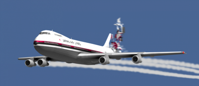 שחזור מחשב התאונה בואינג 747 מעל טוקיו בשנת 1985