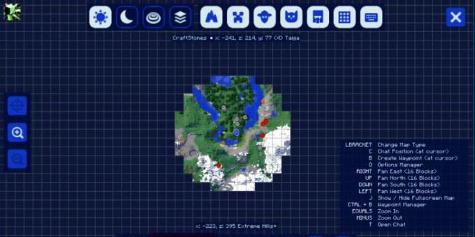אופנת Minecraft: JourneyMap