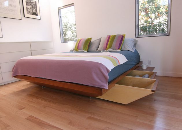 חדר שינה קטן: תקין מיטה
