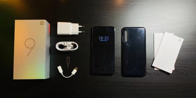 סקירת Xiaomi Mi 9: אפשרויות