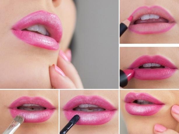 כיצד להפוך את השפתיים שלך שמנמן: Shimmer