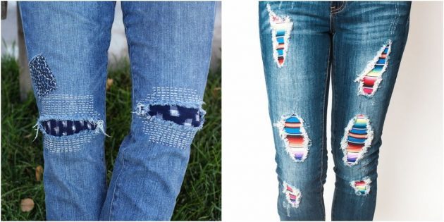 איך לתפור את החור ג'ינס