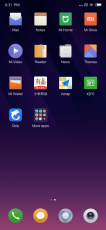 סקירת Xiaomi Mi מיקס 3: ממשק