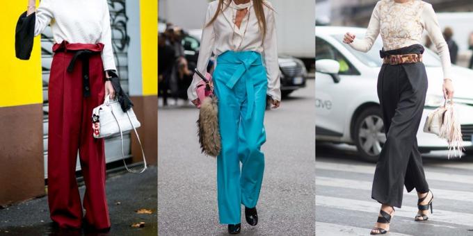 של מכנסי הנשים האופנתיות ביותר: מכנסי paperbag