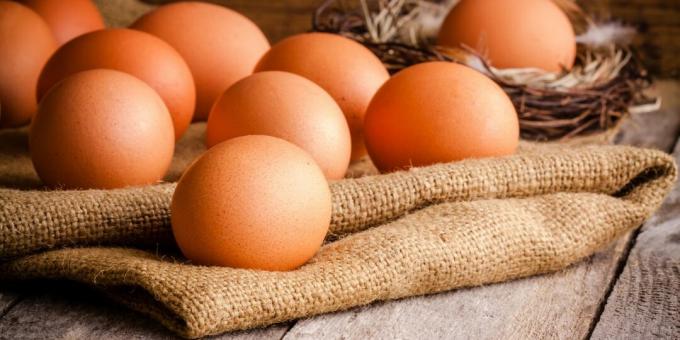 כיצד להפחית מתח בתזונה: ביצים