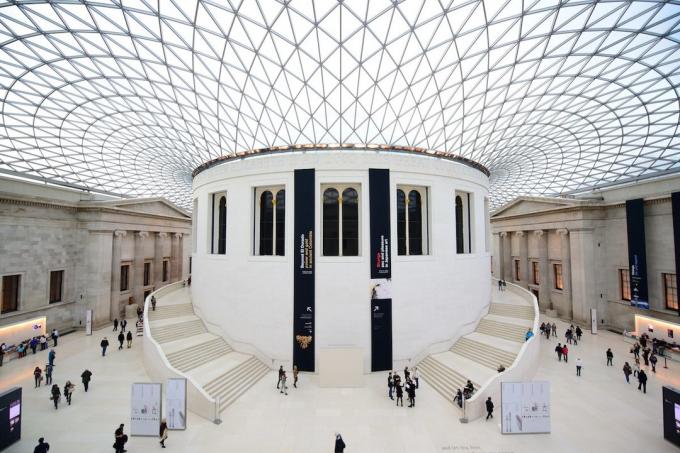 ארכיטקטורה אירופאית: בית דין גדול במוזיאון הבריטי