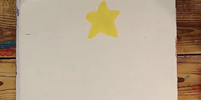 איך לצייר עץ רך: תמונת כוכב