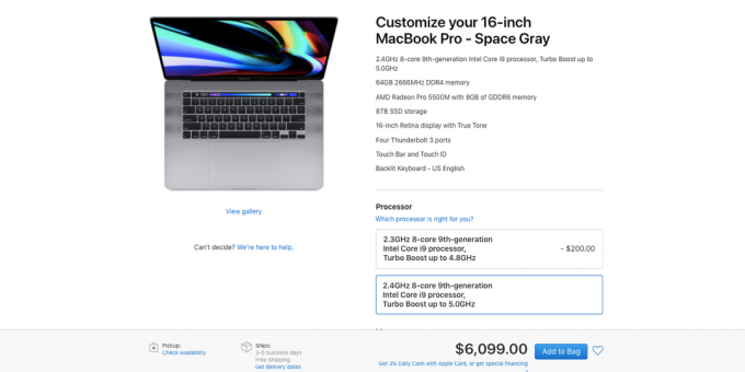 אפל פרסמה Pro MacBook 16 אינץ 'חדשים: ביצועים טובים יותר עבור אותו הכסף