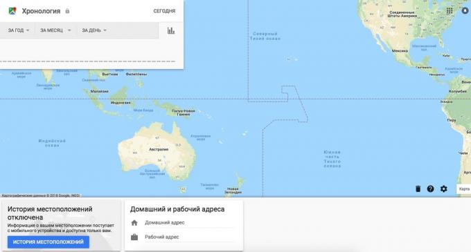 חשבון Google: Geolocation