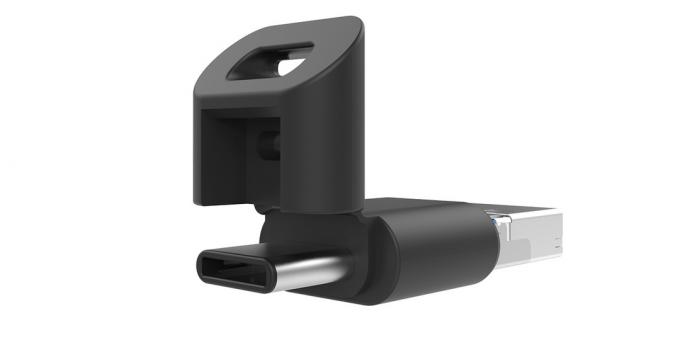 SP נייד C50 - USB כונן הבזק עם שלושה מחברים