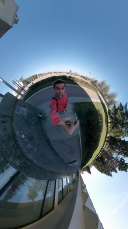 Giroptic IO: תמונה במצב Little Planet