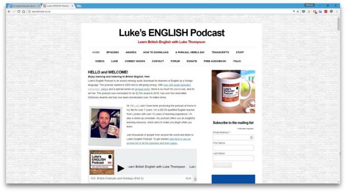 פודקאסטים ללמוד אנגלית: Podcast האנגלי של לוק