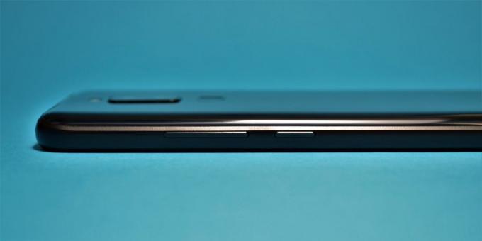 Leagoo S8: על לחצן ההפעלה ונפח