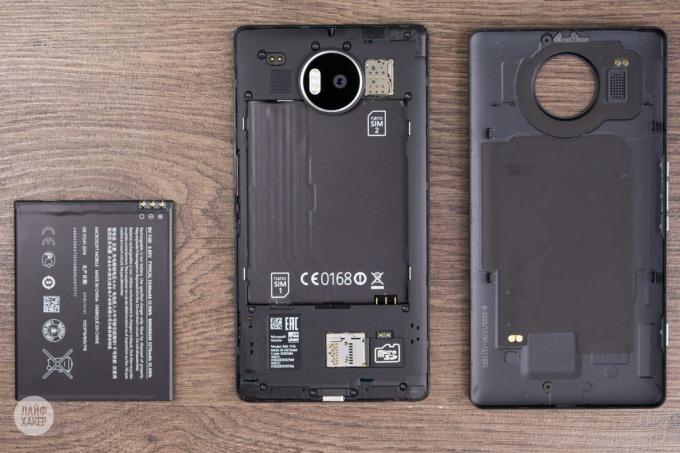 Lumia 950 XL מפורק