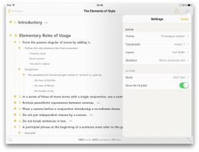 Outlinely - כלי רב עוצמה להתמודדות עם טקסטים מורכבים ב- iPhone ו- iPad