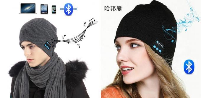 מוצרים לחורף: כובע עם אוזניות Bluetooth