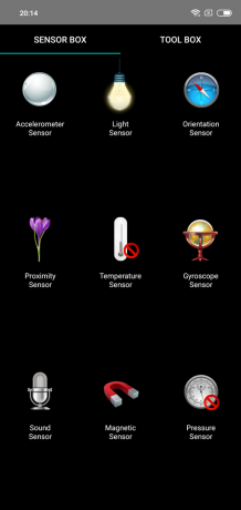 הערה כללית Xiaomi redmi 6 Pro: חיישנים